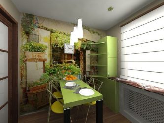 A combinação de papel de parede e móveis no interior da sala de estar / quarto / cozinha / berçário. Quão importante é a escolha?