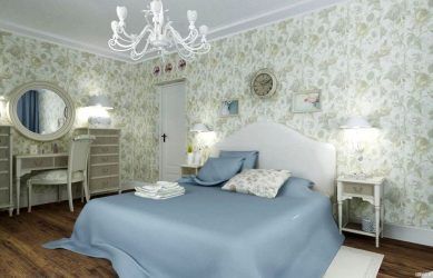 A combinação de papel de parede e móveis no interior da sala de estar / quarto / cozinha / berçário. Quão importante é a escolha?