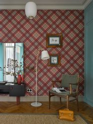 A combinação de papel de parede e móveis no interior da sala de estar / quarto / cozinha / berçário. Quão importante é a escolha?