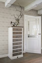 A combinação de papel de parede e móveis no interior da sala de estar / quarto / cozinha / berçário. Quão importante é a escolha?