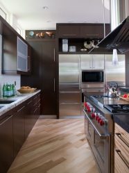 Wenge no interior: 160+ (foto) combinações de cores com mobiliário (design da sala de estar, quarto, corredor)