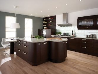 Wenge no interior: 160+ (foto) combinações de cores com mobiliário (design da sala de estar, quarto, corredor)