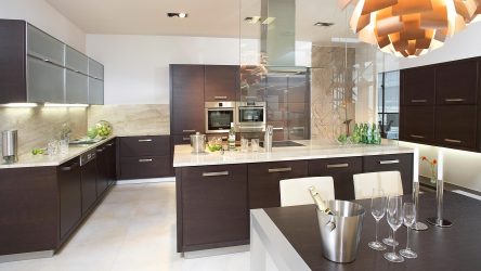 Wenge no interior: 160+ (foto) combinações de cores com mobiliário (design da sala de estar, quarto, corredor)