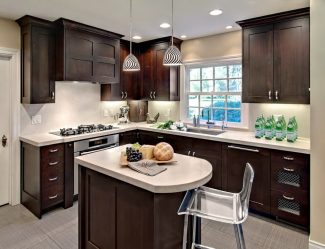 Wenge no interior: 160+ (foto) combinações de cores com mobiliário (design da sala de estar, quarto, corredor)