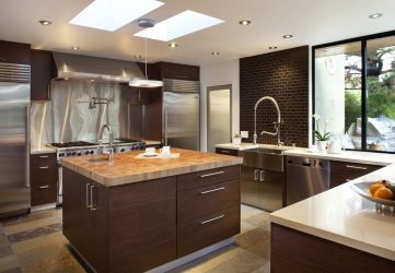 Wenge no interior: 160+ (foto) combinações de cores com mobiliário (design da sala de estar, quarto, corredor)