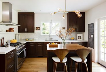 Wenge no interior: 160+ (foto) combinações de cores com mobiliário (design da sala de estar, quarto, corredor)