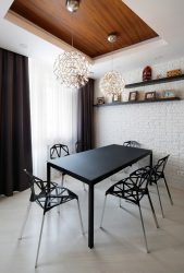 Wenge no interior: 160+ (foto) combinações de cores com mobiliário (design da sala de estar, quarto, corredor)