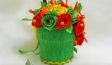 Como fazer uma flor a partir de uma fita Fazer as suas próprias mãos (mais de 90 fotos): Aulas Master simples para criar um Bud bonito