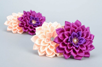 How to make a flower from a ribbon Doing your own hands (90+ Photos): Simple Master Classes for Creating a Beautiful Bud