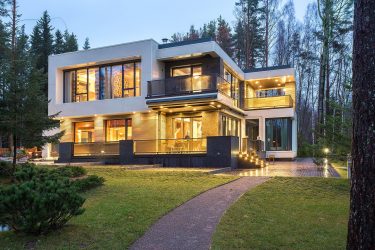 Passarelas no país de telhas de pavimentação - Design de um belo pátio (120+ fotos)
