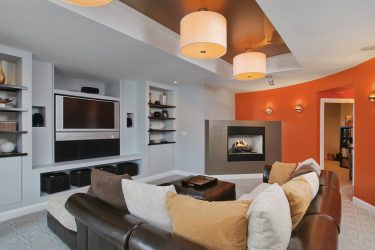 Beautiful Corner Living Rooms - 215+ Fotos Melhores soluções Economize espaço (closet, lareira, sofá)