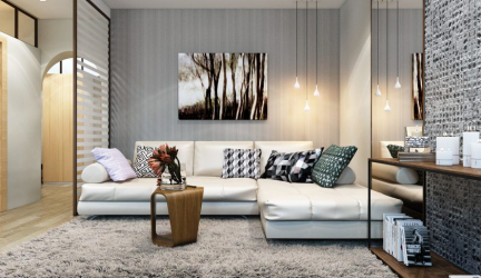 Beautiful Corner Living Rooms - 215+ Fotos Melhores soluções Economize espaço (closet, lareira, sofá)
