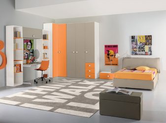 Guarda-roupa de canto moderno no quarto: de pequeno a grande porte. Qual poderia ser o seu conteúdo?