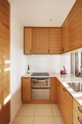 Como fazer uma cozinha estreita e longa: nuances e truques para um pequeno interior (mais de 175 fotos)