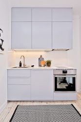Como fazer uma cozinha estreita e longa: nuances e truques para um pequeno interior (mais de 175 fotos)