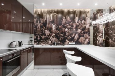 Como fazer uma cozinha estreita e longa: nuances e truques para um pequeno interior (mais de 175 fotos)
