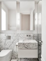Design de banheiro com e sem pia: Escolhendo móveis (mais de 165 fotos). O que é preferido?