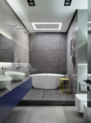 Design de banheiro com e sem pia: Escolhendo móveis (mais de 165 fotos). O que é preferido?