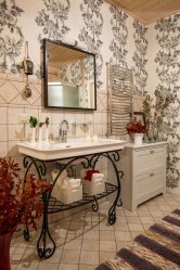Design de casa de banho em estilo provençal - romance suave para corpo e alma (mais de 205 fotografias)
