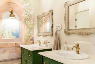 Design de casa de banho em estilo provençal - romance suave para corpo e alma (mais de 205 fotografias)