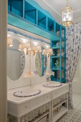 Design de casa de banho em estilo provençal - romance suave para corpo e alma (mais de 205 fotografias)