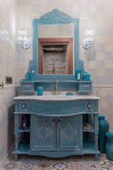 Design de casa de banho em estilo provençal - romance suave para corpo e alma (mais de 205 fotografias)