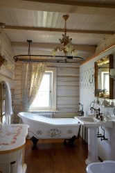 Design de casa de banho em estilo provençal - romance suave para corpo e alma (mais de 205 fotografias)