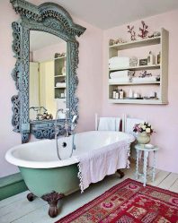 Design de casa de banho em estilo provençal - romance suave para corpo e alma (mais de 205 fotografias)