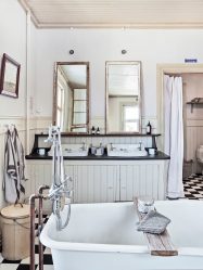 Design de casa de banho em estilo provençal - romance suave para corpo e alma (mais de 205 fotografias)