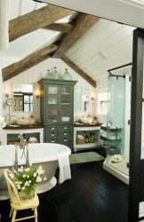Design de casa de banho em estilo provençal - romance suave para corpo e alma (mais de 205 fotografias)