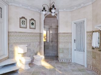 Design de casa de banho em estilo provençal - romance suave para corpo e alma (mais de 205 fotografias)