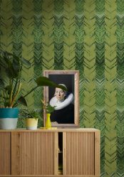 Papel de parede de vinil em base não tecida (240 + Foto): de opções simples a impressão 3D