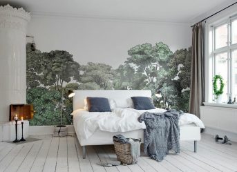Papel de parede de vinil em base não tecida (240 + Foto): de opções simples a impressão 3D