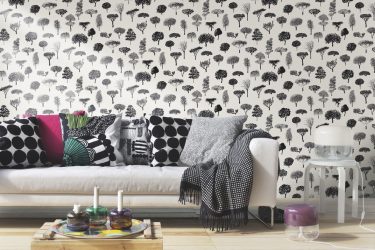 Papel de parede de vinil em base não tecida (240 + Foto): de opções simples a impressão 3D