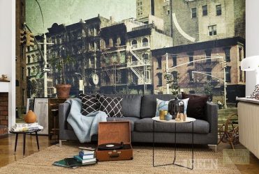 Papel de parede de vinil em base não tecida (240 + Foto): de opções simples a impressão 3D