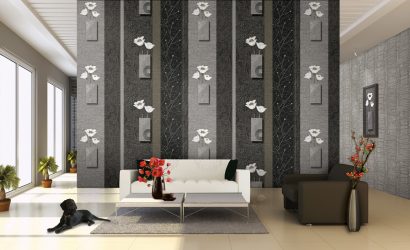 Papel de parede de vinil em base não tecida (240 + Foto): de opções simples a impressão 3D