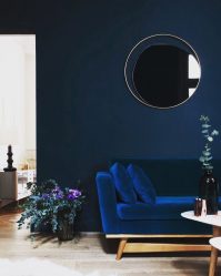 Cor do céu e do mar: 215+ Foto Design exclusivo. A escolha de combinações de azul no interior