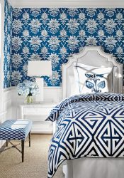 Cor do céu e do mar: 215+ Foto Design exclusivo. A escolha de combinações de azul no interior