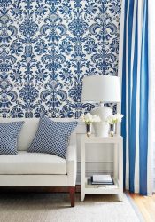Cor do céu e do mar: 215+ Foto Design exclusivo. A escolha de combinações de azul no interior