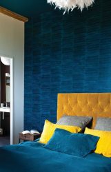 Cor do céu e do mar: 215+ Foto Design exclusivo. A escolha de combinações de azul no interior
