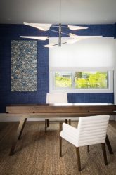 Cor do céu e do mar: 215+ Foto Design exclusivo. A escolha de combinações de azul no interior