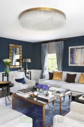 Cor do céu e do mar: 215+ Foto Design exclusivo. A escolha de combinações de azul no interior