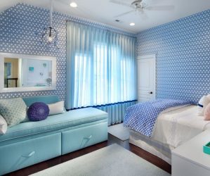 Cor do céu e do mar: 215+ Foto Design exclusivo. A escolha de combinações de azul no interior