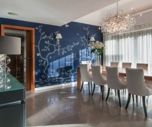 Cor do céu e do mar: 215+ Foto Design exclusivo. A escolha de combinações de azul no interior