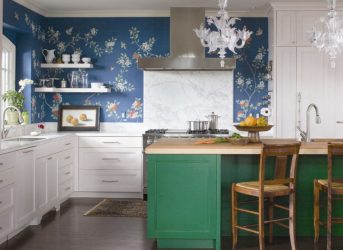 Cor do céu e do mar: 215+ Foto Design exclusivo. A escolha de combinações de azul no interior