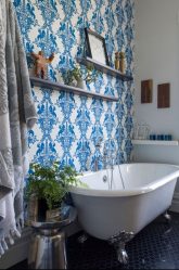 Cor do céu e do mar: 215+ Foto Design exclusivo. A escolha de combinações de azul no interior