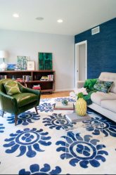 Cor do céu e do mar: 215+ Foto Design exclusivo. A escolha de combinações de azul no interior