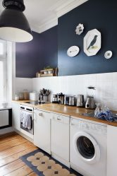 Cor do céu e do mar: 215+ Foto Design exclusivo. A escolha de combinações de azul no interior