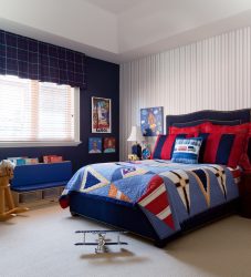 Cor do céu e do mar: 215+ Foto Design exclusivo. A escolha de combinações de azul no interior