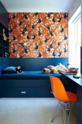 Cor do céu e do mar: 215+ Foto Design exclusivo. A escolha de combinações de azul no interior